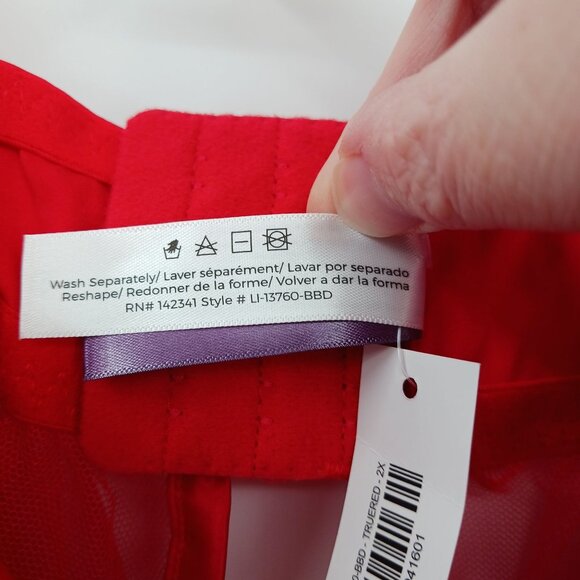 NWT Adore Me Bessima Red Babydoll Lingerie Size 2X - Picture 5 of 10